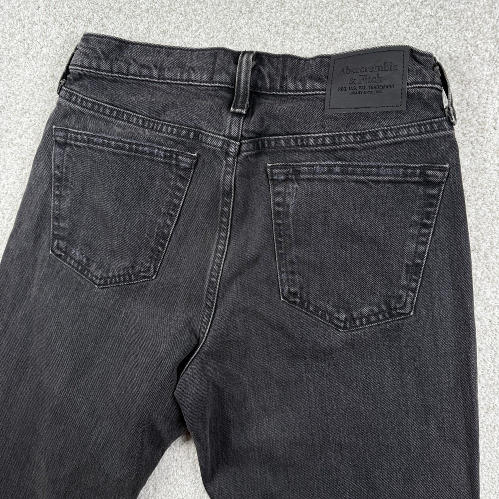 Abercrombie & Fitch Charcoal Slim Straight Jeans - Picture 4 of 5